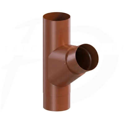 Trójnik rury spustowej stalowy ⌀ 90 firmy KROP kolor ceglasty